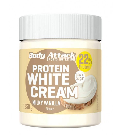 PROTEIN WHITE CREAM MILKY VANILLA  250 gr